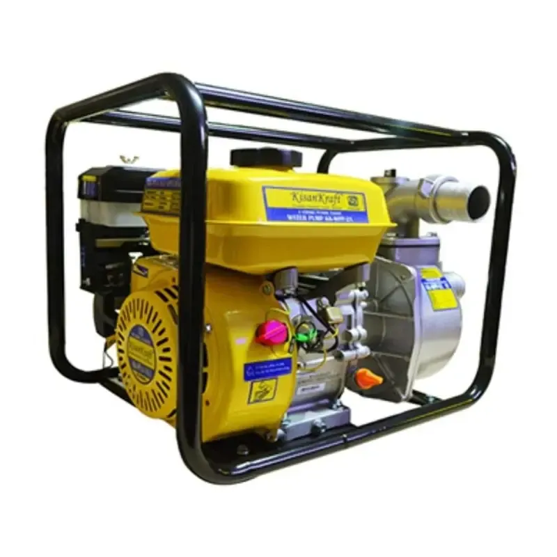 KisanKraft KK-WPP-21, 4-stroke 163-cc 2 Inch Petrol Operated Agriculture Water Pump with Accessories