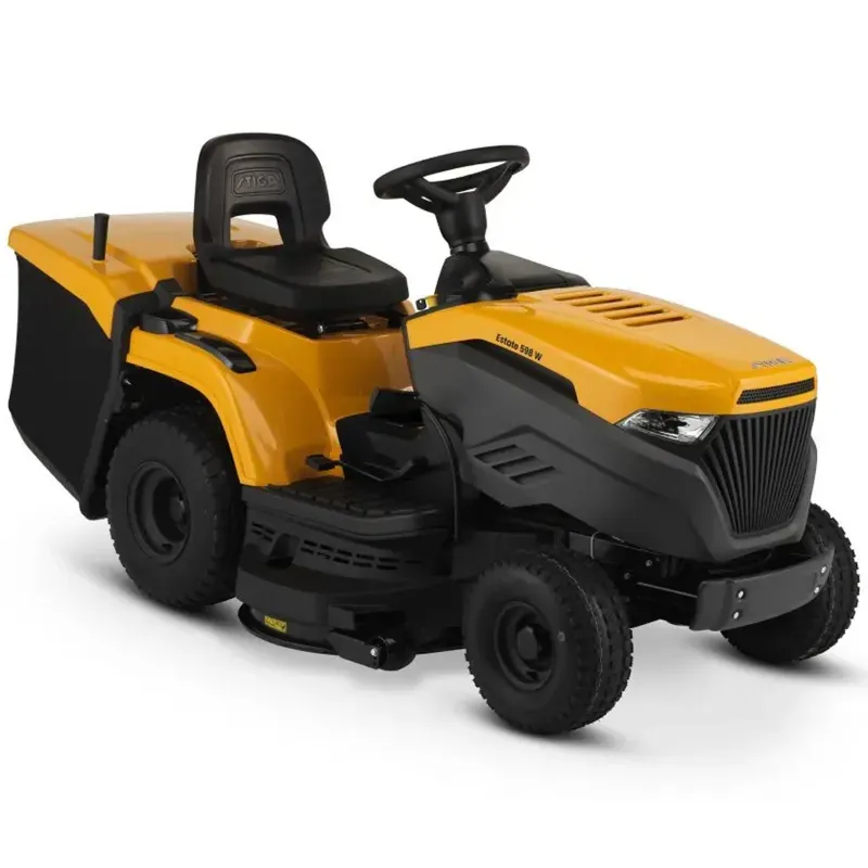 STIGA 598 W Petrol Lawn Tractor Estate, 240 L Grass Collector, Cutting Width 98 cm