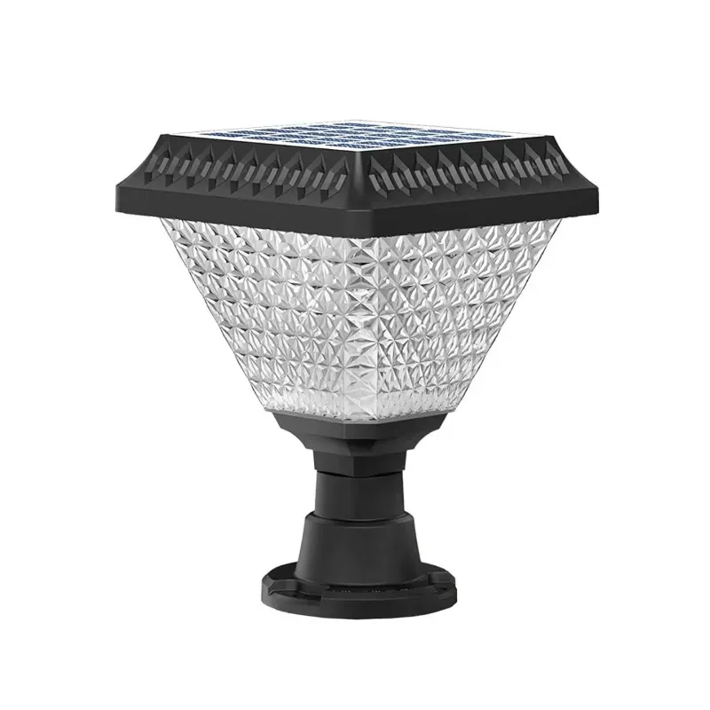10 W Waterproof Multicolor LED Solar Light for Gate Pillar with 3 Lighting Mode (Pack of 1) With 1 Year of Warranty
