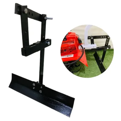 Mild Steel Leveler Attachment With Extension For 2 Stroke 63 CC Mini Tiller