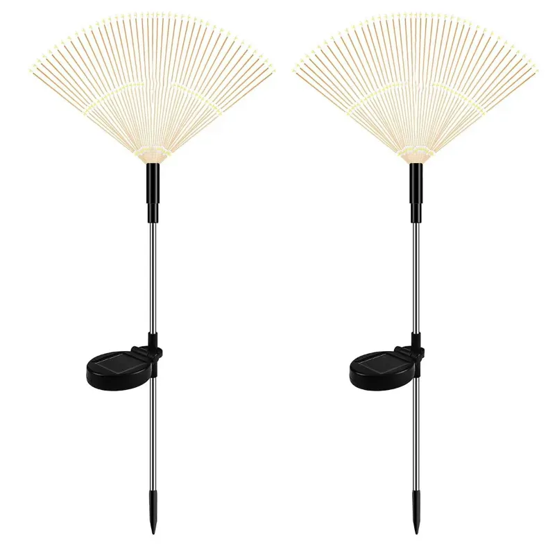 Giga Watts Outdoor 90 LEDs Solar Firework Light 2 Lightning Modes Water Resistant for Lawn, Yard & Patio (Multi-Color)