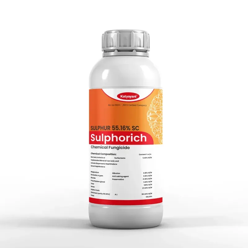 Katyayani Sulphorich, Sulphur 55.16% SC, Chemical fungicide (Quantity-5 Litre)
