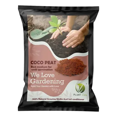 PLANT CARE Highly Effective Loose Coco Peat for Plant, Vegetables, Suitable for Garden and Nursery (Quantity-5 kg)