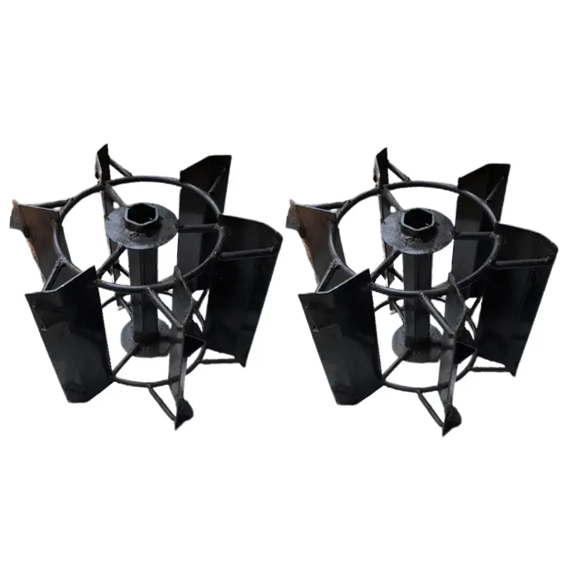 2 Pieces 10 Inch Mini Paddy Cage Wheel for 5 to 9 HP Petrol Power Tiller
