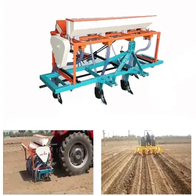 4 Row 8 Pipe Maize Planter for 18 HP Tractor