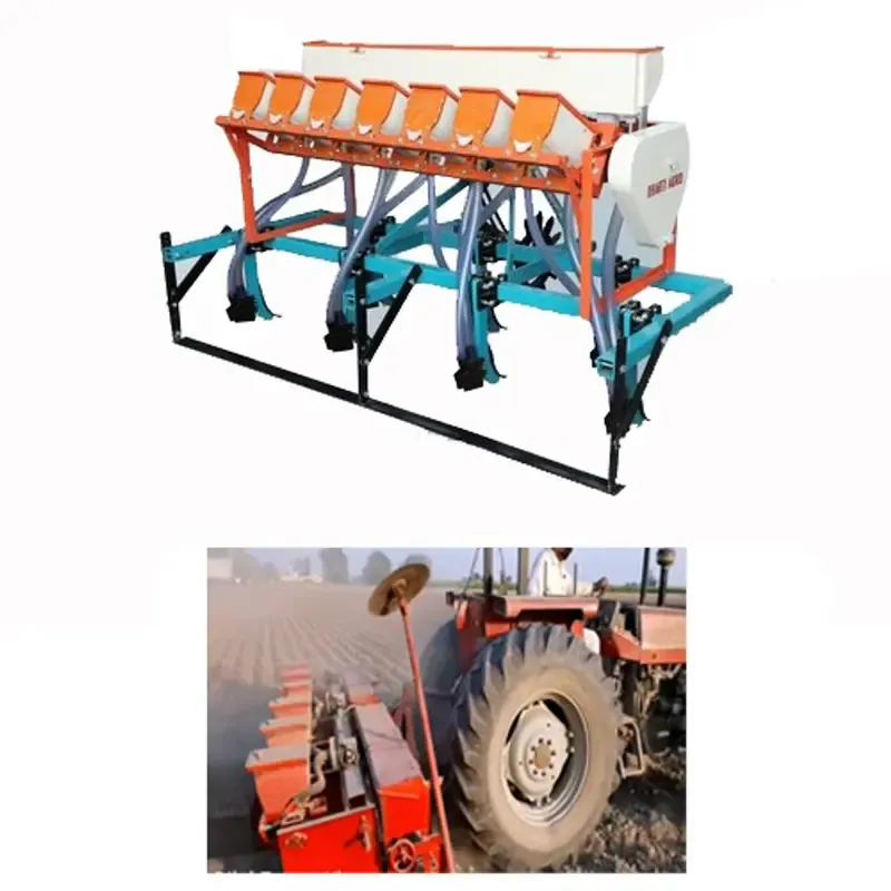 7 Row 14 Pipe Maize Planter for Tractor 35 HP Onwards