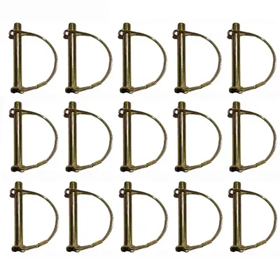 Heavy Duty 8 mm 15 Pcs Round D Pin For Power Tiller / Weeder