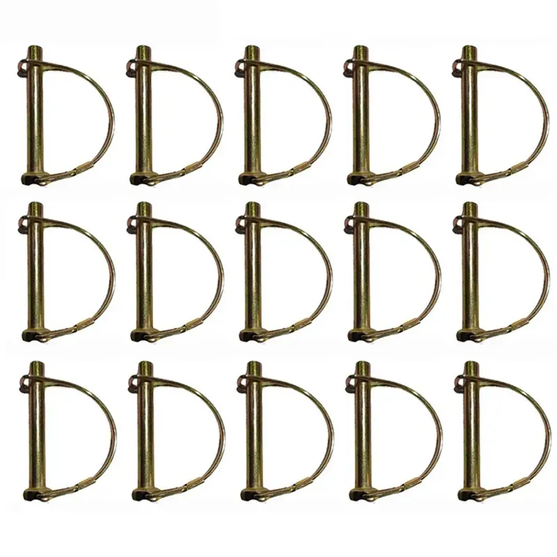 Heavy Duty 8 mm 15 Pcs Round D Pin For Power Tiller / Weeder