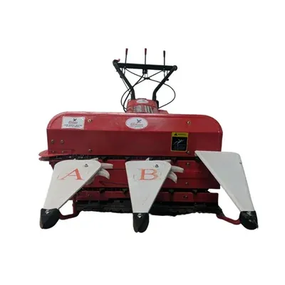 Sharp Garuda 7 HP 4Stroke 2 Row Paddy Reaper with Petrol Engine