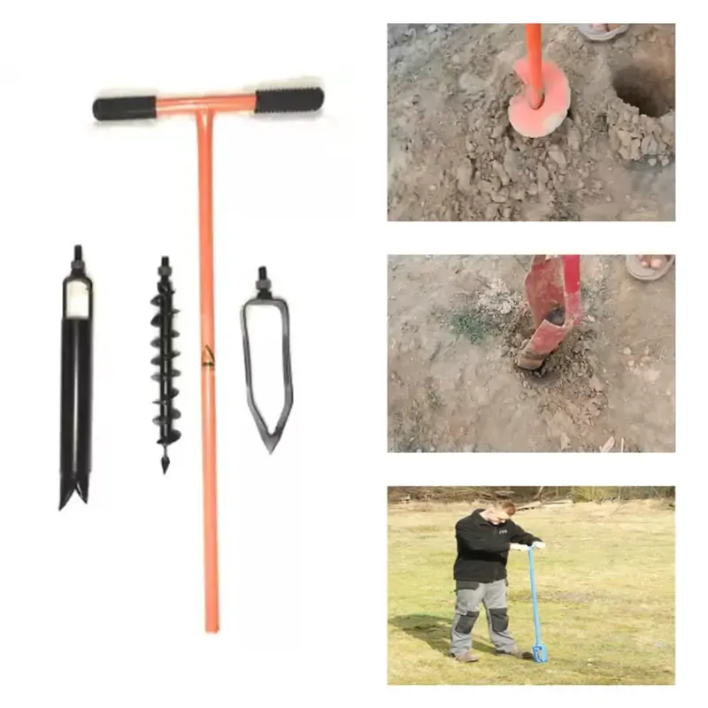 Agro Vision AV-11 Manual Auger With Three Attachments