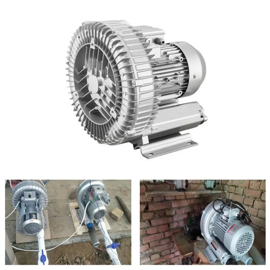 Phoenix 1.5 HP Ring Blower Single Stage, Single Phase for Agitate and Aerate Water in Fishing Tanks, Aquaculture Tank
