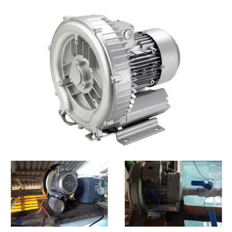 Phoenix 0.5 HP Single Stage Single Phase Ring Blower for Agitate and Aerate Water in Spa /Fish Tank/Aquaculture Tank