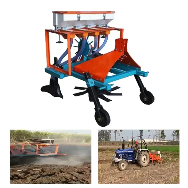 Sugarcane Stubble Shaver with Fertilizer Box for 35 HP Tractor