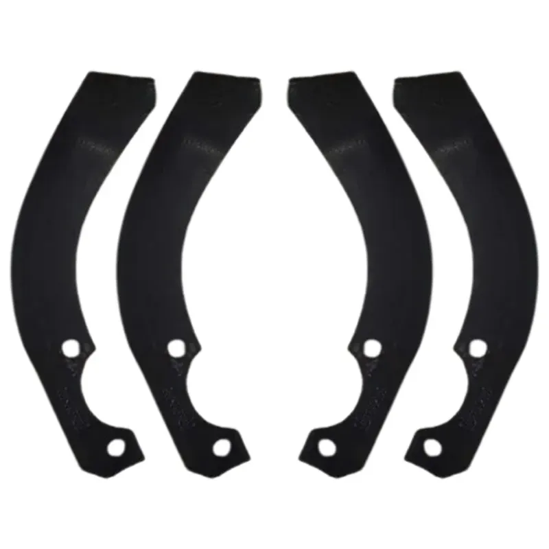 Heavy Duty Mild Steel Wet Land Blade For Power Tiller (Quantity-4 Pieces)