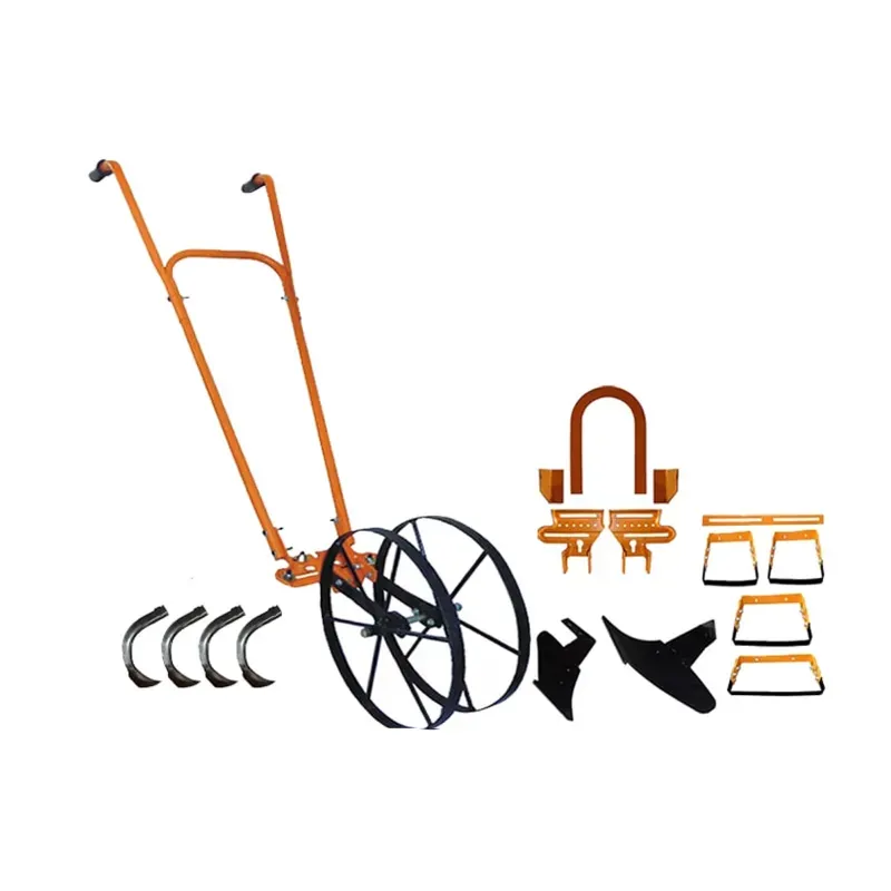 Mahan MWHC, Manual Wheel Hoe with Oscillating Hoe, Plough Set, Cultivation Teeth