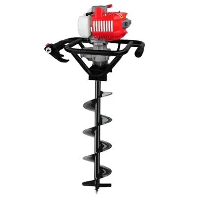 Really RAPL-EA-5210, 2 Stroke 52 CC Earth Auger / Post hole digger with 4 Inch Auger Bit