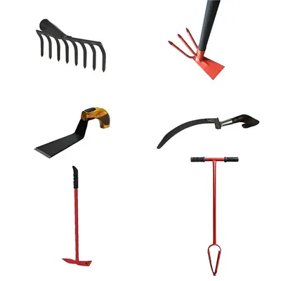 Unison Heavy Duty 6 pieces of Manual Gardening Tool for Soil Care