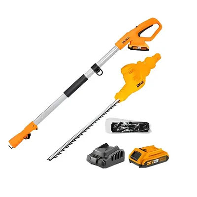 INGCO Cordless /Pole Hedge Trimmer With 18 Inch, CPHT2016012
