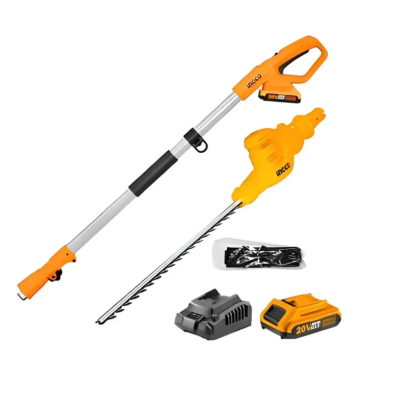 INGCO Cordless /Pole Hedge Trimmer With 18 Inch, CPHT2016012