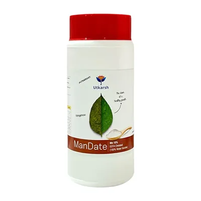 Utkarsh ManDate (Manganese, Mn 10% EDTA Chelated, 100 % Water Soluble Foliar Spray Fertilizers), 1 kg (Pack-1 x 1 kg)