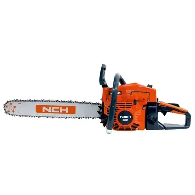 NCH H681, 58 CC 2-Stroke Petrol Chainsaw with 18 Inch Guide Bar for Felling/Cutting Trees, Logging Woods