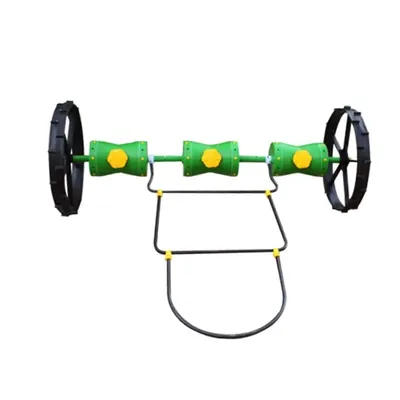 KSNM Direct Paddy Seeder 6-Row Manual Seeder with 25 x 25 cm Spacing Efficient Rice Planting Agricultural Tool