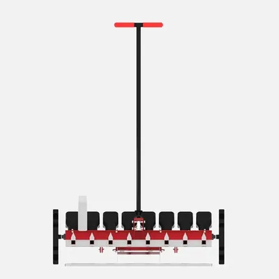 Modiant JUMBO Vegetable Nursery Manual Seeder with Handle For Agricultural Use, Height 4 ft, Mild Steel