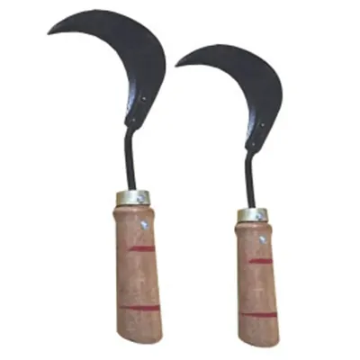 Benson Khurpe Steel Sickle for Harvesting Purpose (PACK OF 2)