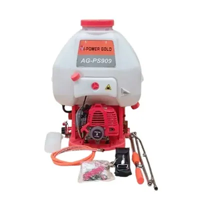 Vi Power Gold Gold AG-PS909, 2-Stroke, 25 L, Knapsack Power Sprayer for Agriculture and Garden use