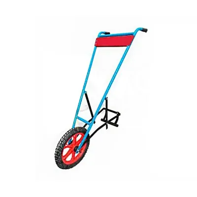 EAGRO Manual Push Wheel Hoe Weeder with 2 Interchangeable Blade Attachments (9 Inch & 12 Inch Dual Pass) for Agricultural Use