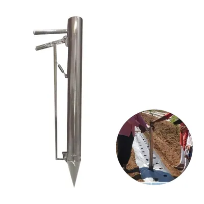 VGT INDIA Heavy Duty Manual Vegetable Transplanter of Stainless Steel Body and 2.5 Inch Diameter