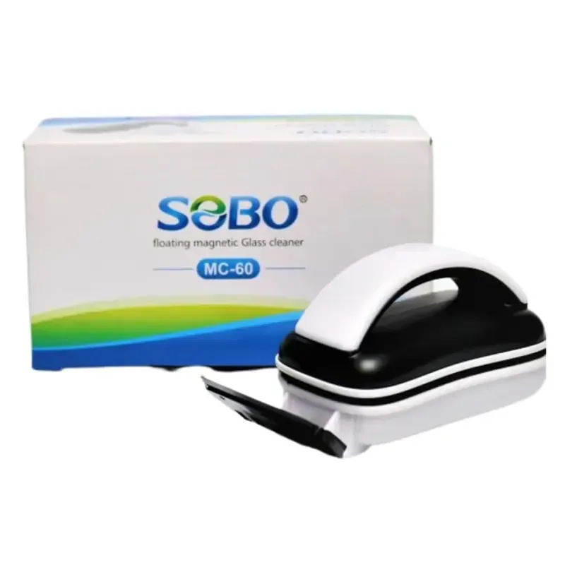Sobo MC-60 Floating Magnetic Glass Cleaner With Scrapper
