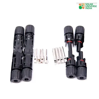 Solar Universe India MC4 Connectors for Solar Panel of 4 Pair (Male & Female Pair)