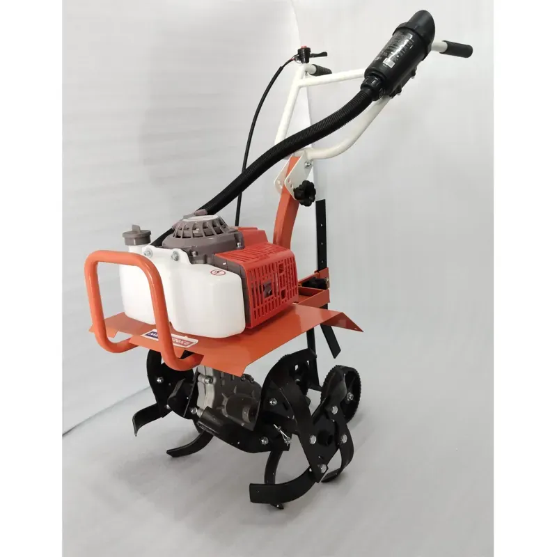 MECSTROKE 3 HP Mini Power Tiller 68 CC 2-Stroke Engine for Farming and Gardening