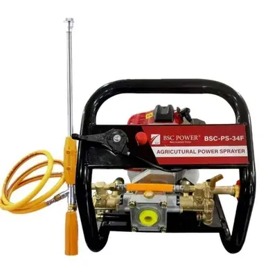 BSC 2 Stroke, Power Sprayer with Brass Pump and Spray Gun for Agriculture and Garden Use, BSC-PS-34F
