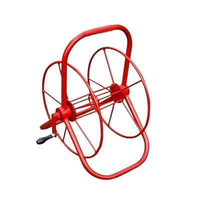 Unison Metal Body Hose Reel Stand for Holding Pipe, Ideal For Keeping Pipe Safe From Tangling And Damages (Size-100 ft)