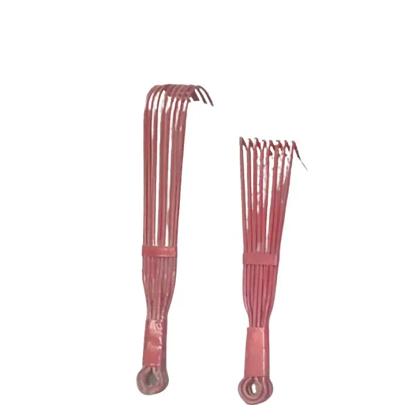 Metal Hand Rake for Efficient Garden Cleaning & Light Soil Work