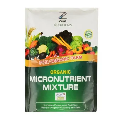 Zeal Biologicals Micronutrient Mix Fertilizer Effective in Enhancing The Enzyme System And Cell Division of Plants, 1 kg