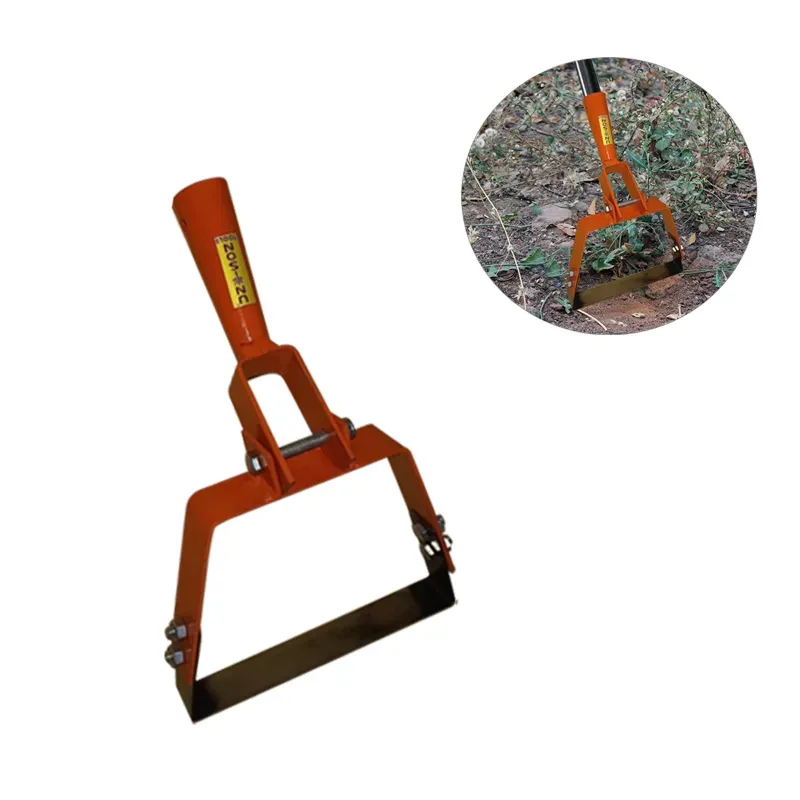Unison Mild Steel 13 x 17 cm Manual Dutch Hoe, Stirrup Hoe (Head Only) for Removing Weeds (Pack-1 Pc)