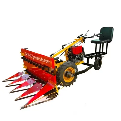 RBD 5 HP Greaves Cotton Diesel Engine Harvester with Comfortable Back Seat Attachment