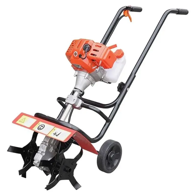 Jaiveer JV-52-Top Mini Power Tiller, 52 CC 2-Stroke Rotary Weeder for Garden & Small Farm