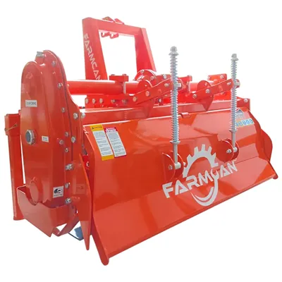Farmcan Mini Rotavator 3.5 ft with 20 Blades Efficient for Soil Preparation Suitable for 12 to 28 HP Mini Tractors