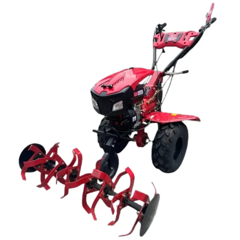 MITSUYAMA MY-970GH, 9 HP Petrol Operated Power Weeder With Dual Headlight, Shock Absorber & BIG ATV Tyres