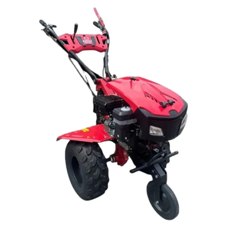 MITSUYAMA MY-977GH, 9 HP Petrol Operated Self Start Power Weeder With Dual Headlight, Shock Absorber & BIG ATV Tyres