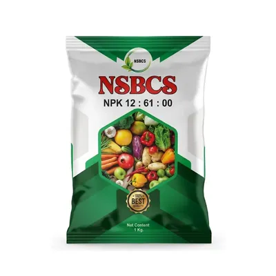 NSBCS 1 kg NPK 12:61:00 Mono Ammonium Phosphate, High Phosphorus Root Booster Water Soluble Fertilizer