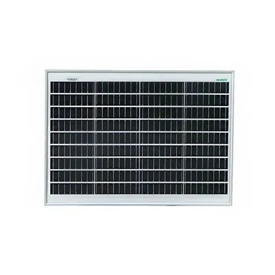 Waaree 50 W 12 V Monocrystalline Solar Panel with High Efficiency Polycrystalline Cells, Weatherproof and PID-resistant