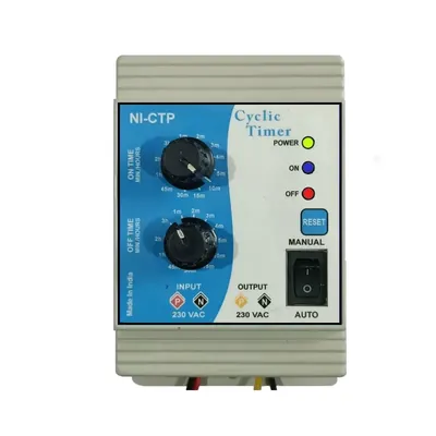 Nutronics M-1121 Analog Programmable Cyclic Time Switch for Foggers with Auto Start & Stop Countdown, 230VAc