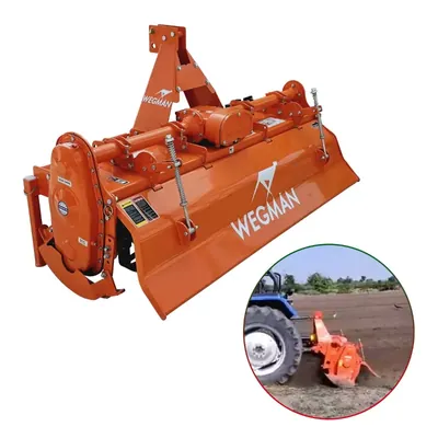 WEGMAN Regular Plus 5.5 ft Multispeed Rotavator With 42 Blades for 40 HP to 55 HP Tractors