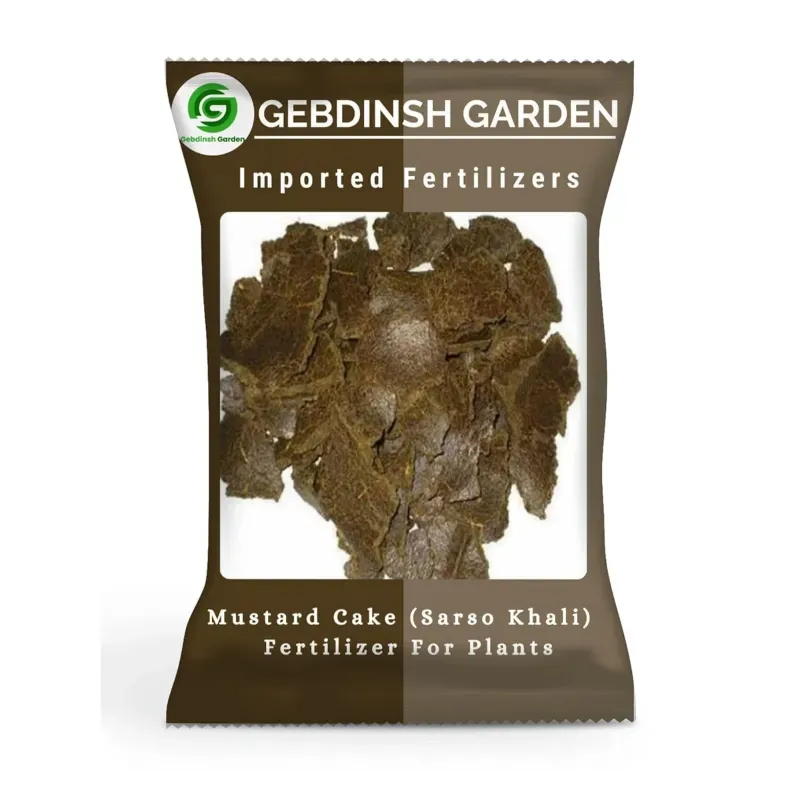 GEBDINSH 2 kg Mustard Cake Fertilizer Nitrogen Rich Plant Food (1 Pc)