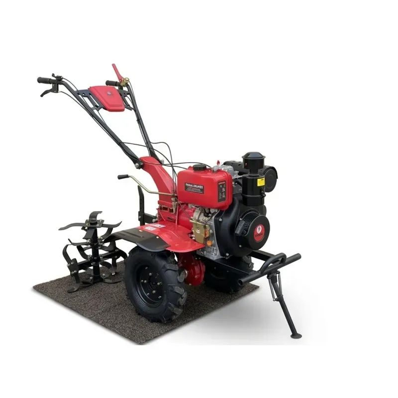 NATRAJ 7.5 HP Super Diesel Garden Power Weeder Tiller with 32 Dry Land Blades AS-950D